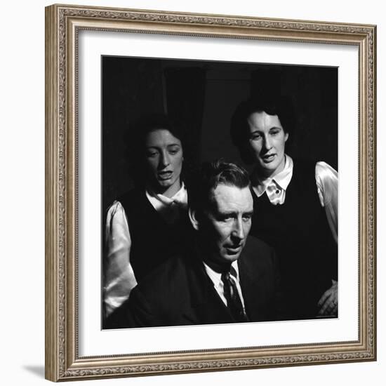 Members of Famous Country and Western Music Carter Family Maybelle Carter-Eric Schaal-Framed Premium Photographic Print