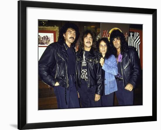 Members of Heavy Metal Rock Group, Black Sabbath-null-Framed Premium Photographic Print