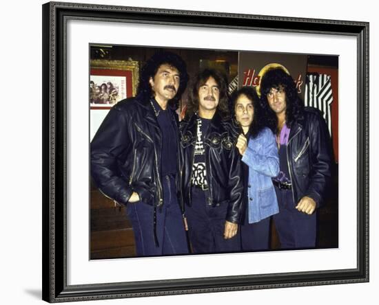 Members of Heavy Metal Rock Group, Black Sabbath-null-Framed Premium Photographic Print