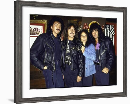 Members of Heavy Metal Rock Group, Black Sabbath-null-Framed Premium Photographic Print