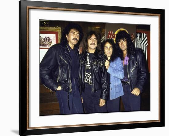 Members of Heavy Metal Rock Group, Black Sabbath-null-Framed Premium Photographic Print