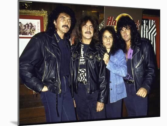 Members of Heavy Metal Rock Group, Black Sabbath-null-Mounted Premium Photographic Print