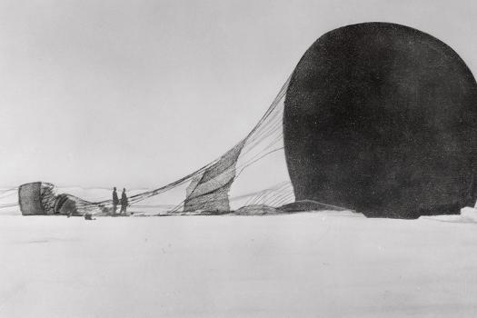 Members of Salomon Andree Expedition with Balloon Remains' Photographic  Print | Art.com