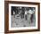 Members of St. Mary's Society Club Play the Italian Game of Bocce on their Court Behind the Club-Margaret Bourke-White-Framed Photographic Print