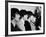 Members of the Beatles During an Interview at Los Angeles International Airport-Bill Ray-Framed Premium Photographic Print