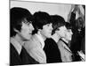 Members of the Beatles During an Interview at Los Angeles International Airport-Bill Ray-Mounted Premium Photographic Print