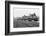 Members of the British 49th Armoured Personnel Carrier Regiment Riding Along a Line of Tanks-George Silk-Framed Photographic Print