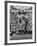 Members of the Cleveland Indians Conferring on the Mound During a Game-Yale Joel-Framed Premium Photographic Print