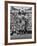 Members of the Cleveland Indians Conferring on the Mound During a Game-Yale Joel-Framed Premium Photographic Print