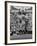 Members of the Cleveland Indians Conferring on the Mound During a Game-Yale Joel-Framed Premium Photographic Print