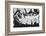 Members of the crew of the Titanic in their life jackets, 1912. Artist: Unknown-Unknown-Framed Photographic Print