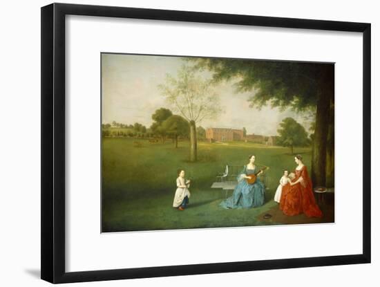 Members of the Maynard Family in the Park at Waltons, C.1755-62-Arthur Devis-Framed Art Print