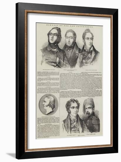 Members of the New Government-Charles Baugniet-Framed Giclee Print