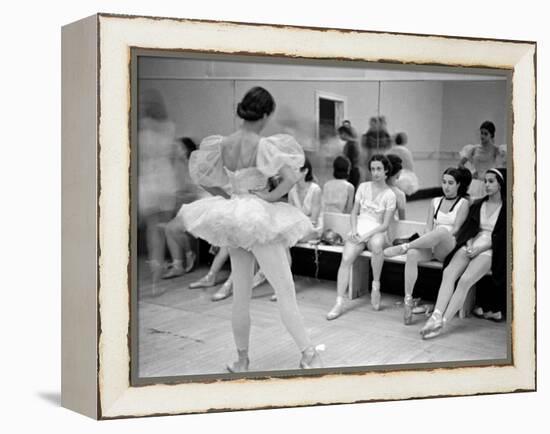 Members of the School of American Ballet Resting During Rehearsals-Alfred Eisenstaedt-Framed Premier Image Canvas