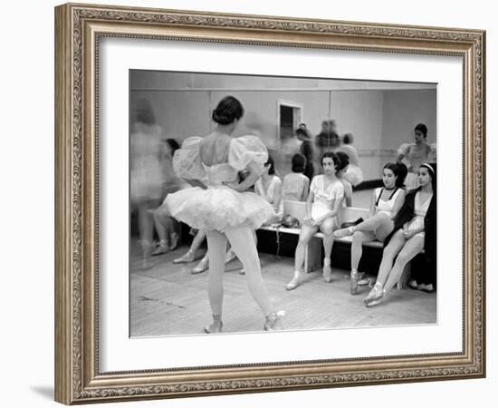 Members of the School of American Ballet Resting During Rehearsals-Alfred Eisenstaedt-Framed Photographic Print