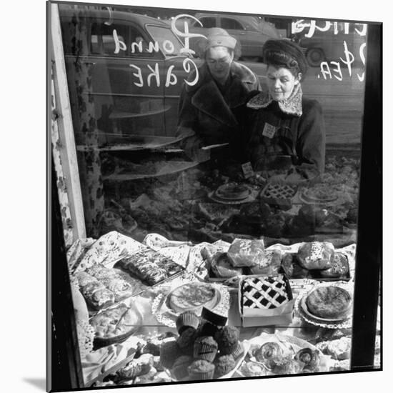 Members of the Tops Club Helping Each Other Pass Up the Pastries-Francis Miller-Mounted Photographic Print