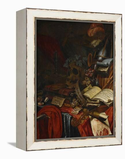 Memento Mori-Vincent Laurensz van der Vinne-Framed Premier Image Canvas