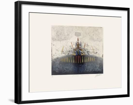 Mémoire Coutumière-Georges Dussau-Framed Limited Edition