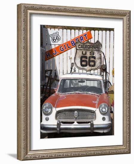 Memorabilia, Route 66 Motel, Barstow, California, United States of America, North America-Richard Cummins-Framed Photographic Print