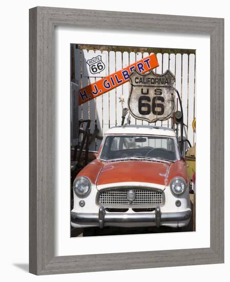 Memorabilia, Route 66 Motel, Barstow, California, United States of America, North America-Richard Cummins-Framed Photographic Print