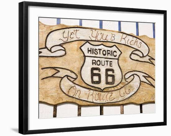 Memorabilia, Route 66 Motel, Barstow, California, United States of America, North America-Richard Cummins-Framed Photographic Print