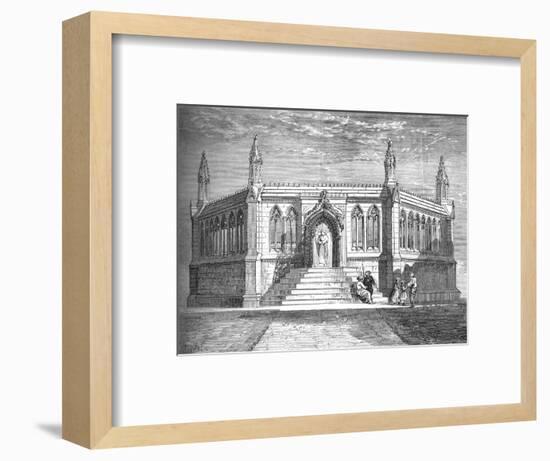 'Memorial Chapel at Cawnpore', c1880-Richard Principal Leitch-Framed Giclee Print