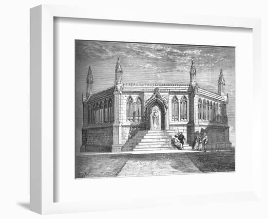 'Memorial Chapel at Cawnpore', c1880-Richard Principal Leitch-Framed Giclee Print