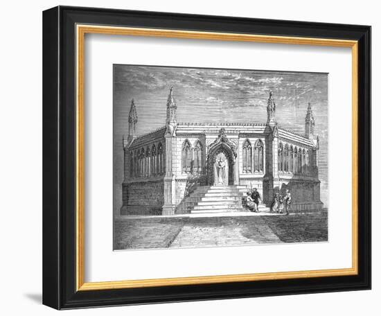 'Memorial Chapel at Cawnpore', c1880-Richard Principal Leitch-Framed Giclee Print