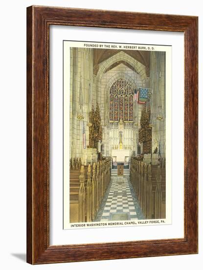 Memorial Chapel, Valley Forge-null-Framed Art Print