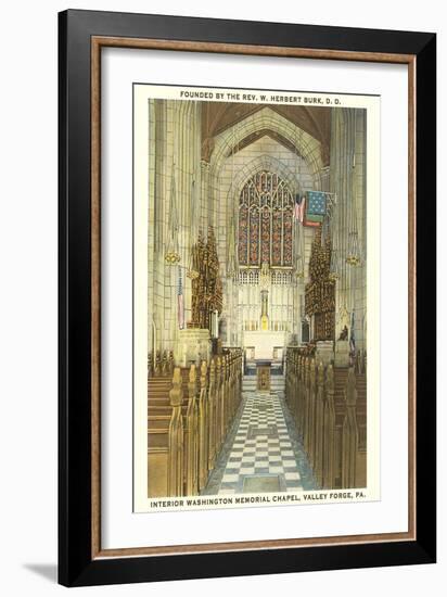 Memorial Chapel, Valley Forge-null-Framed Art Print