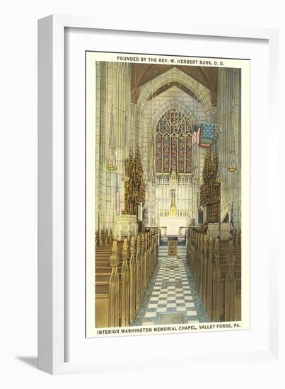 Memorial Chapel, Valley Forge-null-Framed Art Print