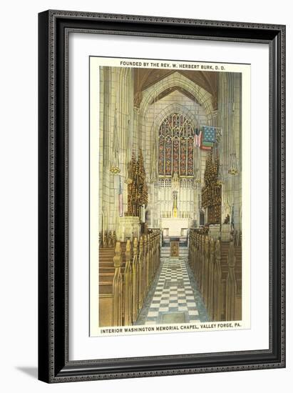 Memorial Chapel, Valley Forge-null-Framed Art Print