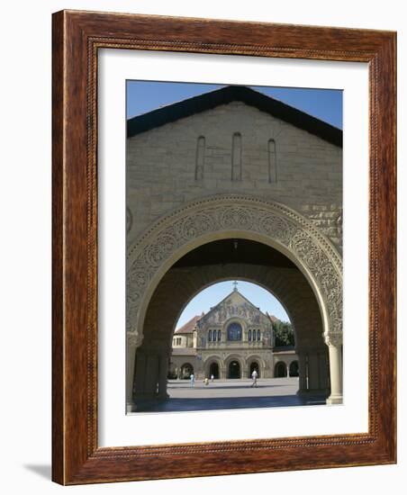 Memorial Church in Main Quadrangle, Stanford University, Founded 1891, California-Christopher Rennie-Framed Photographic Print