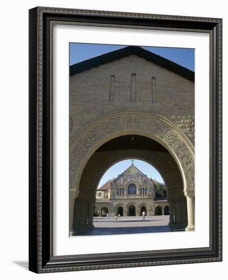 Memorial Church in Main Quadrangle, Stanford University, Founded 1891, California-Christopher Rennie-Framed Photographic Print