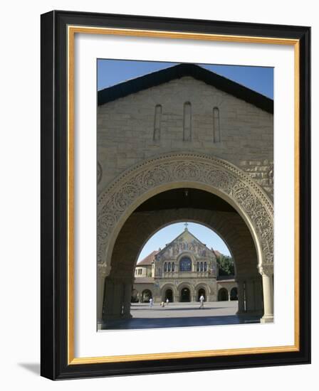 Memorial Church in Main Quadrangle, Stanford University, Founded 1891, California-Christopher Rennie-Framed Photographic Print
