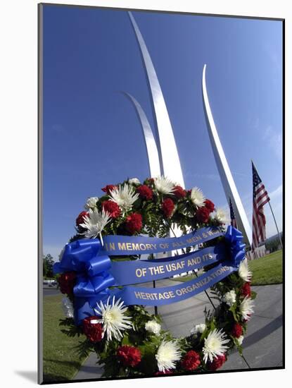 Memorial Day Wreath-laying Ceremony-Stocktrek Images-Mounted Photographic Print