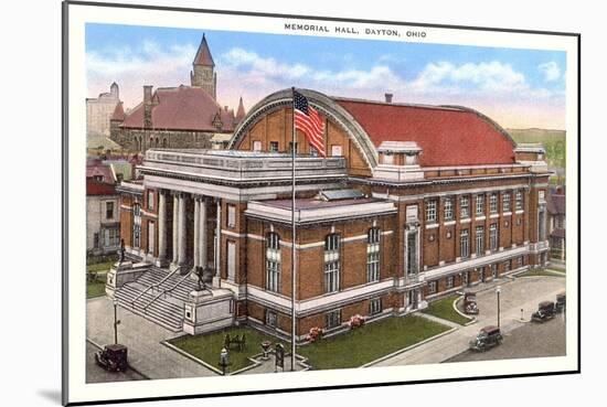 Memorial Hall, Dayton-null-Mounted Art Print