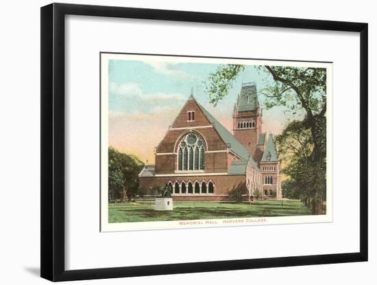 Memorial Hall, Harvard, Cambridge, Mass.-null-Framed Art Print