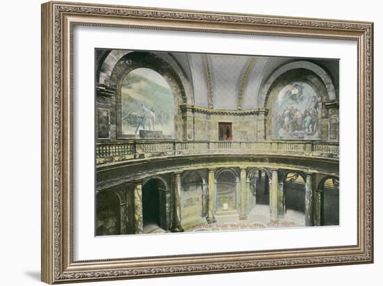 Memorial Hall, State House, Boston-null-Framed Art Print