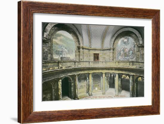 Memorial Hall, State House, Boston-null-Framed Art Print