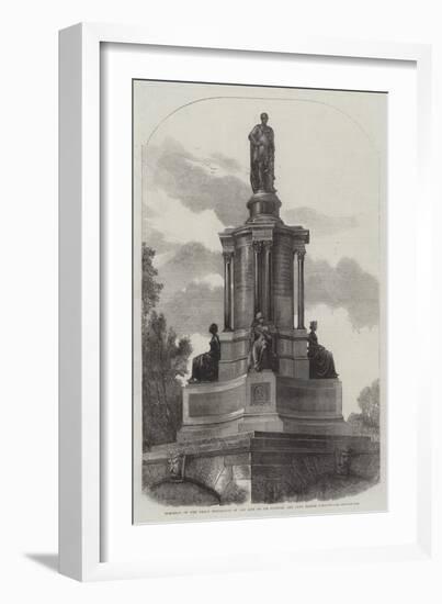 Memorial of the Great Exhibition of 1851 and of its Founder the Late Prince Consort-Harden Sidney Melville-Framed Giclee Print