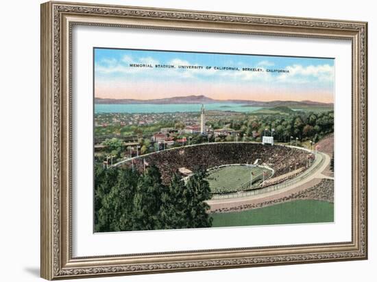 Memorial Stadium, Berkeley-null-Framed Art Print