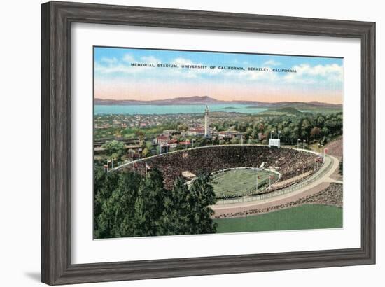 Memorial Stadium, Berkeley-null-Framed Art Print