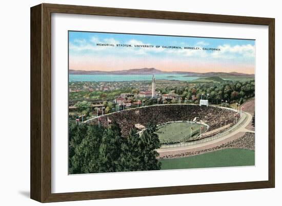 Memorial Stadium, Berkeley-null-Framed Art Print