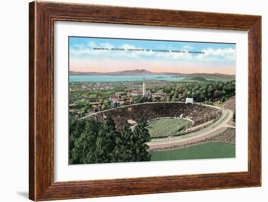 Memorial Stadium, Berkeley-null-Framed Art Print