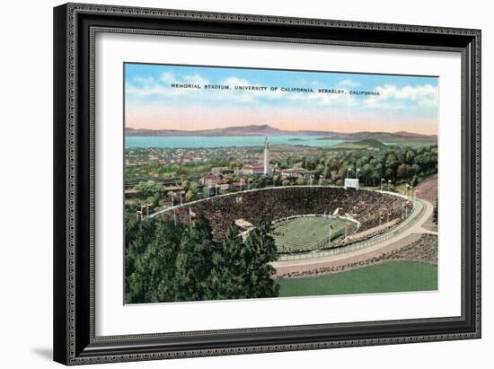 Memorial Stadium, Berkeley-null-Framed Art Print