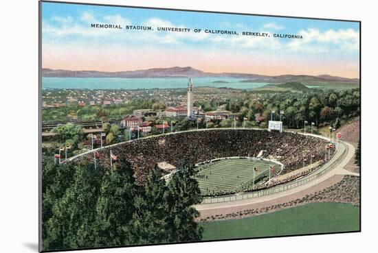 Memorial Stadium, Berkeley-null-Mounted Art Print