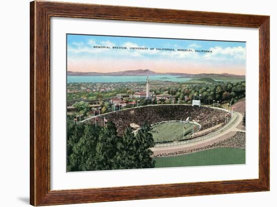 Memorial Stadium, Berkeley-null-Framed Art Print