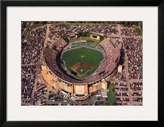 Memorial Stadium: Final Orioles Game-Mike Smith-Framed Art Print