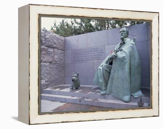 Memorial to Fdr, in Washington Dc, United States of America, North America-Alison Wright-Framed Premier Image Canvas